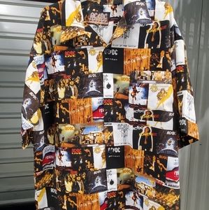 AC/DC Button Up Album Shirt